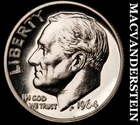 1964 Roosevelt Dime- Silver- Choice Gem Proof Luster- No Reserve #K2869