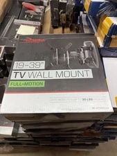 Rocketfish Full-Motion Black TV Wall Mount for 19"-39" Screens RF-HTVMMAB