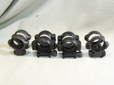 Lot of Four Pairs Unbranded 1" Scope Rings