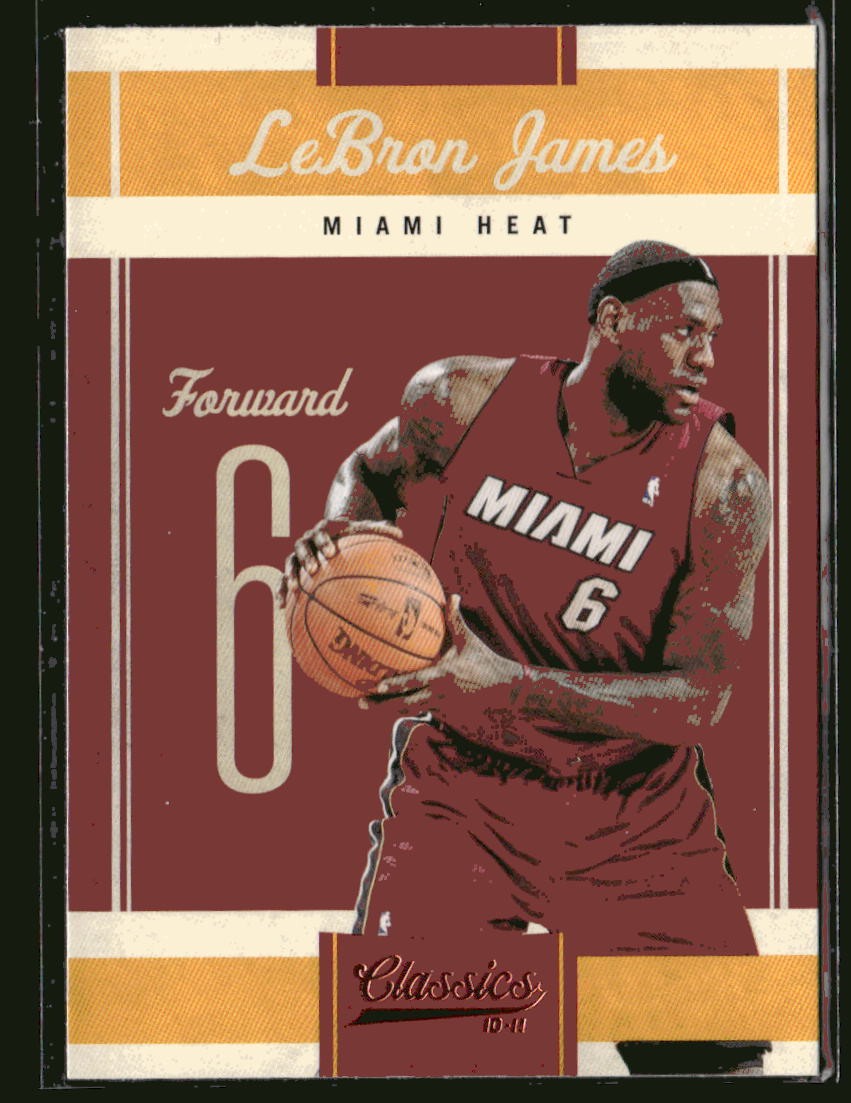 2010-11 Panini Classics LeBron James #95 Miami Heat