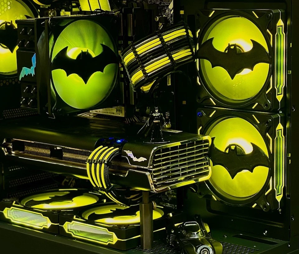 120毫米风扇烧烤盖蝙蝠侠蝙蝠(黑色4包)120毫米风扇烧烤架 — 第 2/4 张图片