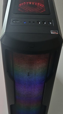 AMD Ryzen 5 2600X Tower Desktop PC 16GB RAM Radeon RX 560 120GB SSD Schwarz