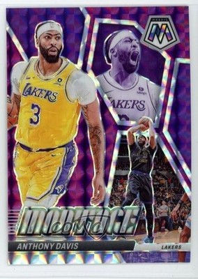 2023-24 Panini Mosaic Montage Purple Mosaic Prizm 29/99 Anthony Davis #17 6o3