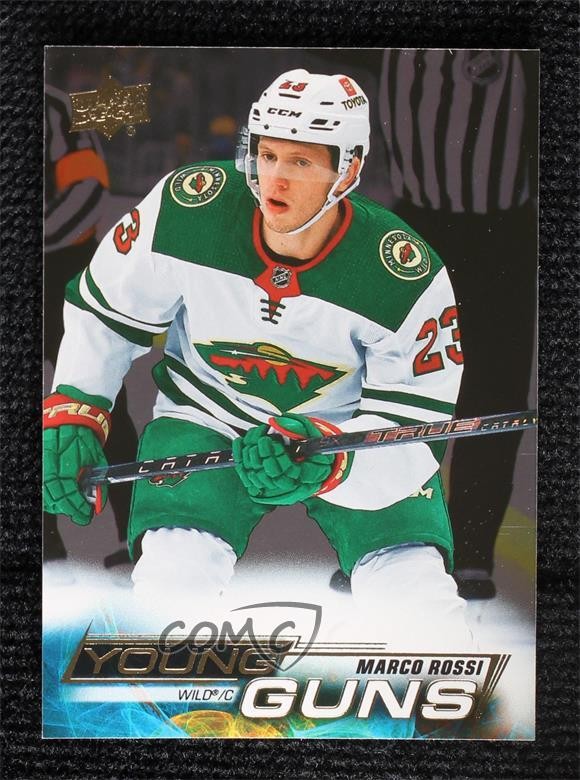 2022-23 Upper Deck Series 1 Young Guns Silver Foil Marco Rossi #243 Rookie RC