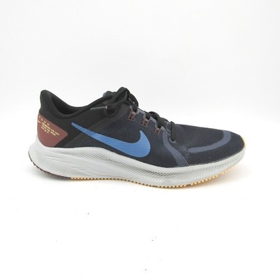 Nike Quest 4 Men's Running Shoes DA1105-400 Black Blue Gold Size 11.5