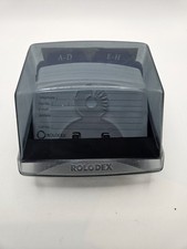 ROLODEX XR40 CARD FILE ADDRESS ORGANIZER WITH DIVIDERS  CARDS  S406 3