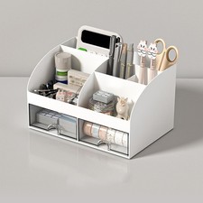 Stationery Holder Student Desk Organizer Stationary for Storage Case