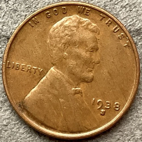 1938-S   Lincoln Wheat Cent - [XF EF] Extremely Fine - High Grade ~ B973