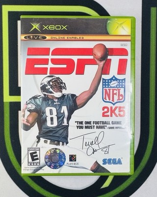 ESPN NFL 2K5 XBOX Football Video Game Terrell Owens 2005