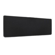 28"x12" Desk Mat Protector Polyester Non-Slip Mouse Pad Writing Mat Black