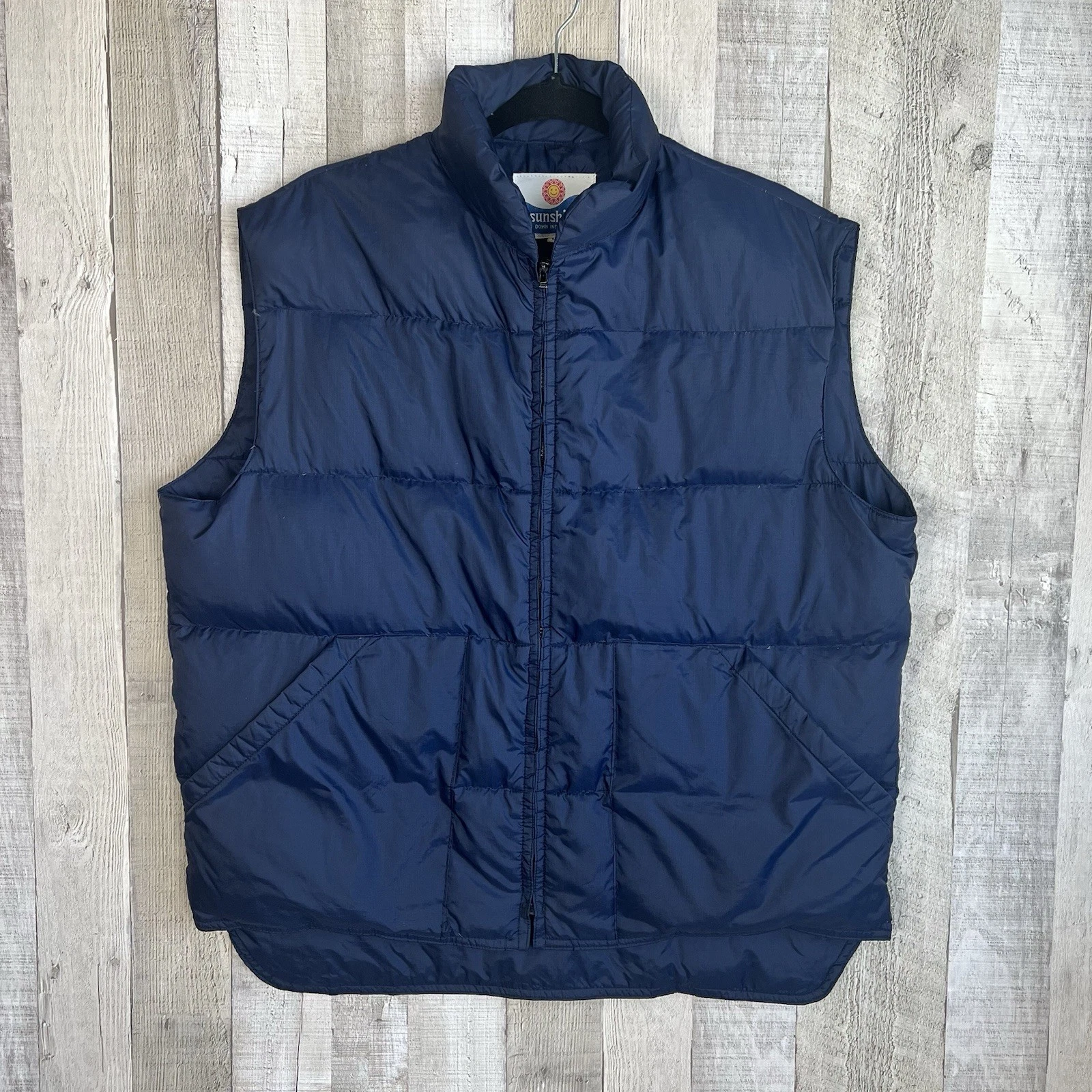Vintage 70s 80s Sunshine Cover And Tarp Company Men’s Down Puffer Vest Size L