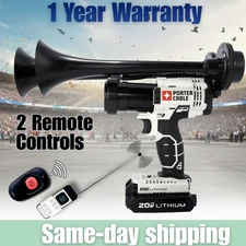 Porter Cable 20v Impact Drill Train Air Horn | Two Remote Controls | Double Loud