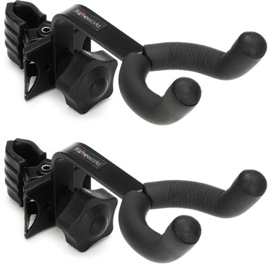 Gator Frameworks GFW-MICUKE-HNGR Uke/Mando Hanger Attachment with Clamp for Mic