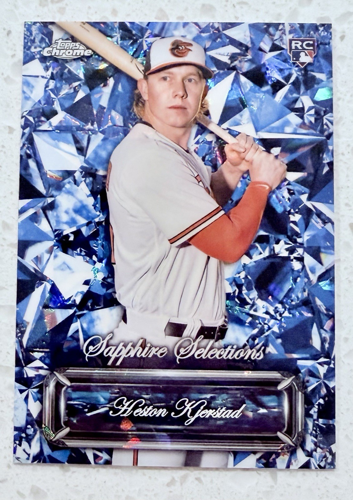 Heston Kjerstad Rookie Sapphire Selections 2024 Topps Chrome Sapphire Baseball