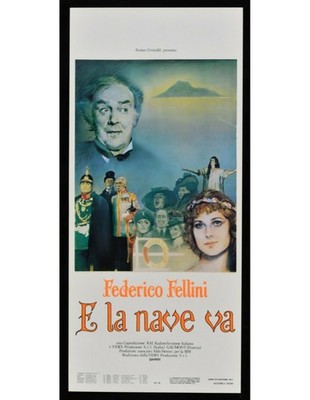 Plakat E La Nave Va Federico Fellini Pina Bausch Lyrik Kreuzfahrt Barbara B239