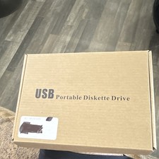 USB Portable Diskette Drive External USB Floppy Drive, Black