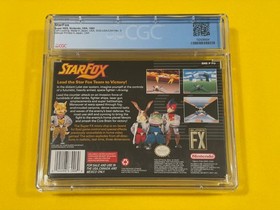 Star Fox (Rev. 0, CGC 8.0 w/9.9 Cart!!!) Super Nintendo SNES not WATA PSA VGA 😊