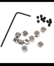 Biker Pin Sicherung Sicherungsverschluss 10 Stück Schraubverschluss