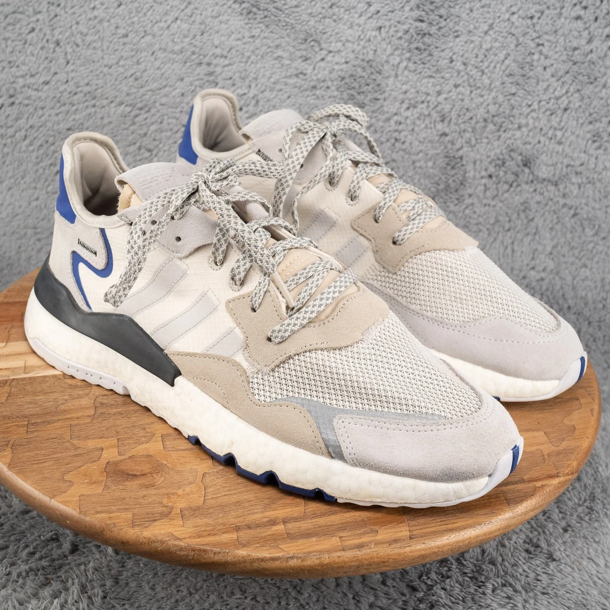 adidas Nite Jogger White Active Blue | eBay