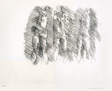 MORLOTTI  ENNIO "Tre nudini - 1971  ACQUAFORTE- VECCHIANTICO AB COLL. - GRAFICA