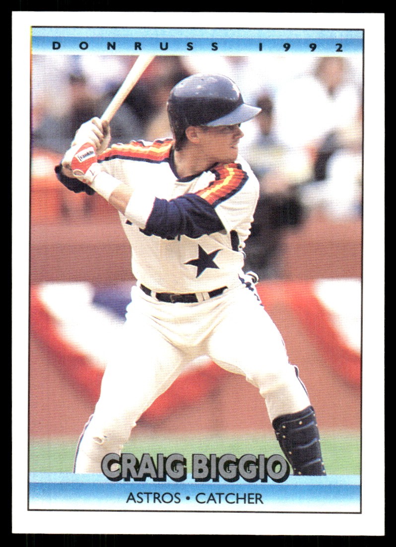 Craig Biggio 1992 Donruss #75 Astros FREE SHIPPING StackedPacks