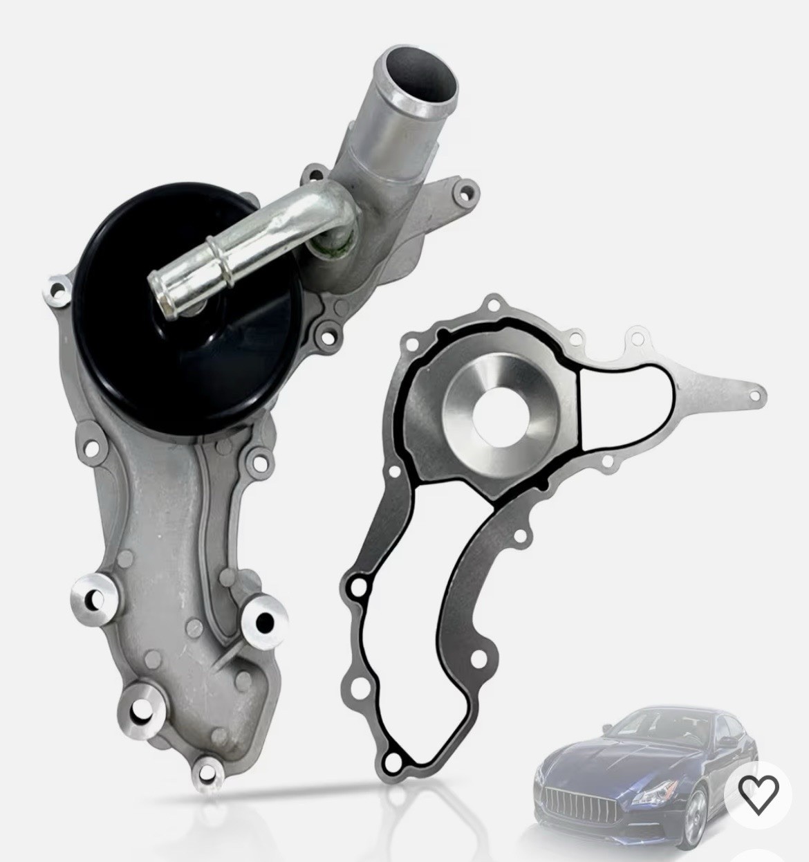WaterPump Compatible With 2013-2022 Maserati Quattroporte Ghibli Levante 3.0L V6