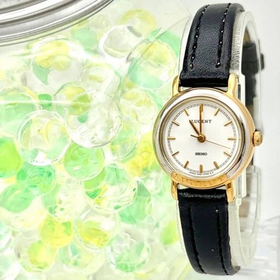 Battery SEIKO Lucent Women's Watch Gold 4N21-036A 210114 Belt