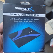 Sabrent M.2 Sata Ssd To 2.5 Inch Sata Iii Aluminum Enclosure Adapter Personal