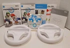 New ListingMario Kart (Nintendo Wii, 2008) CIB W/ Manual, Inserts & 2 OEM Wheels Tested VGC