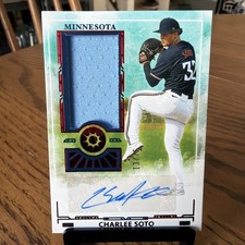 2025 Panini Boys of Summer Baseball Charlee Soto Auto Patch RC 13/75