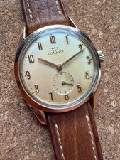 Vintage 1960's Lemania Watch cal 3000 applied arabic numbers GP, serviced