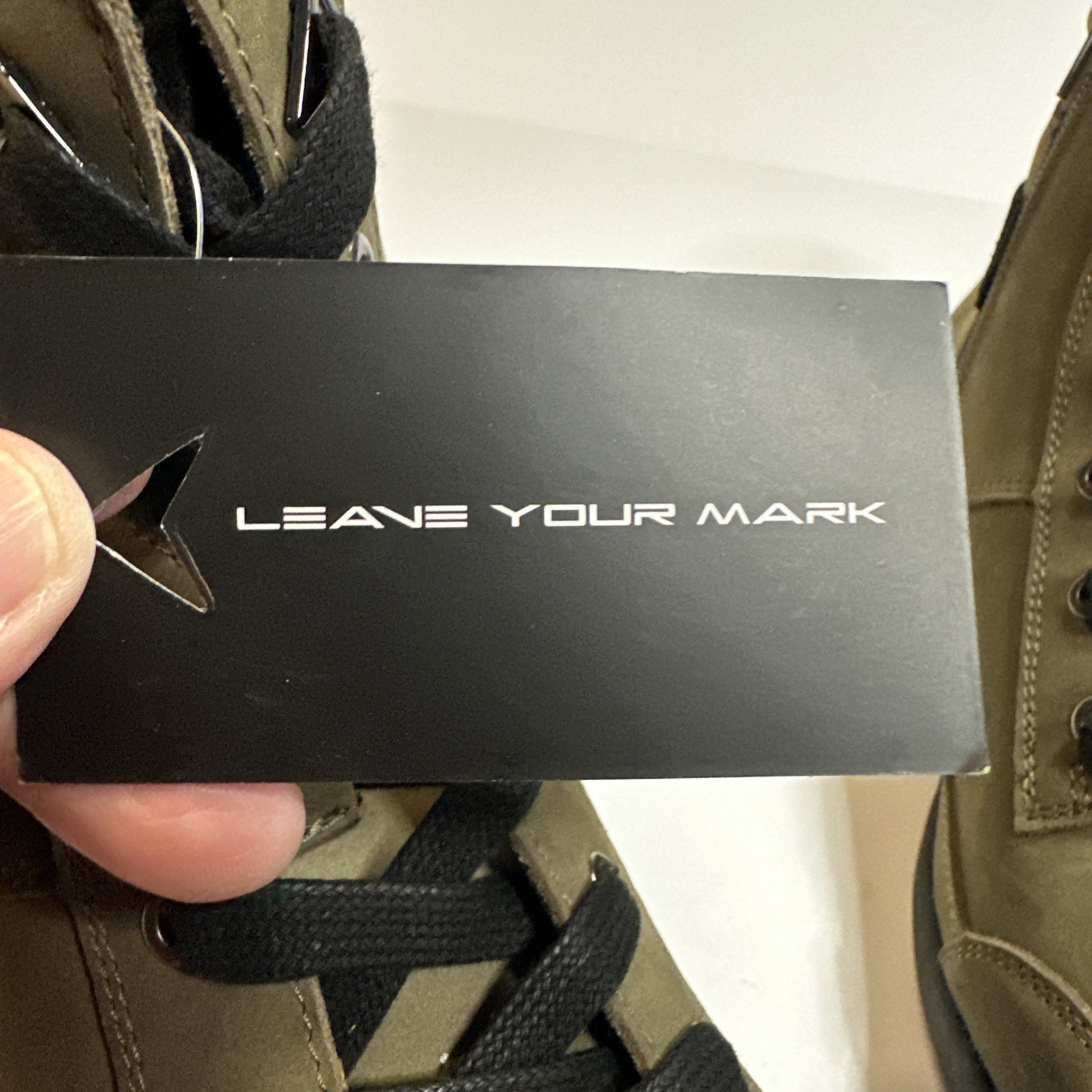 LGND Men’s Leather CALI Boot Green Size 9.5 M Lightweight Made In USA