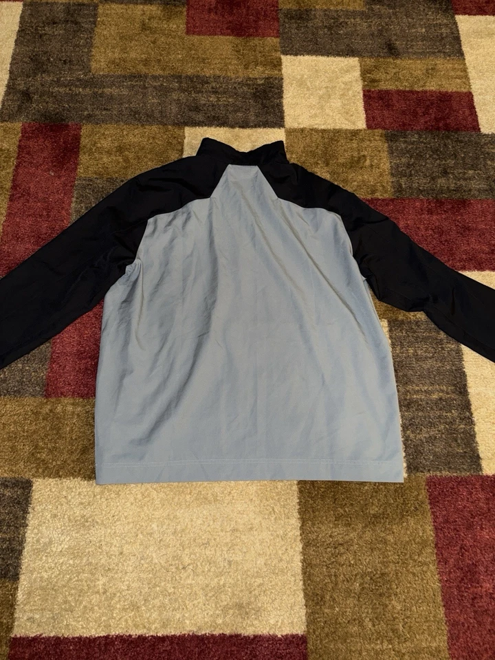 Nike Dri-Fit Cortavientos Gris Y Negro Para Hombre Talla XXL Poliéster Cremallera Foto 3 de 4