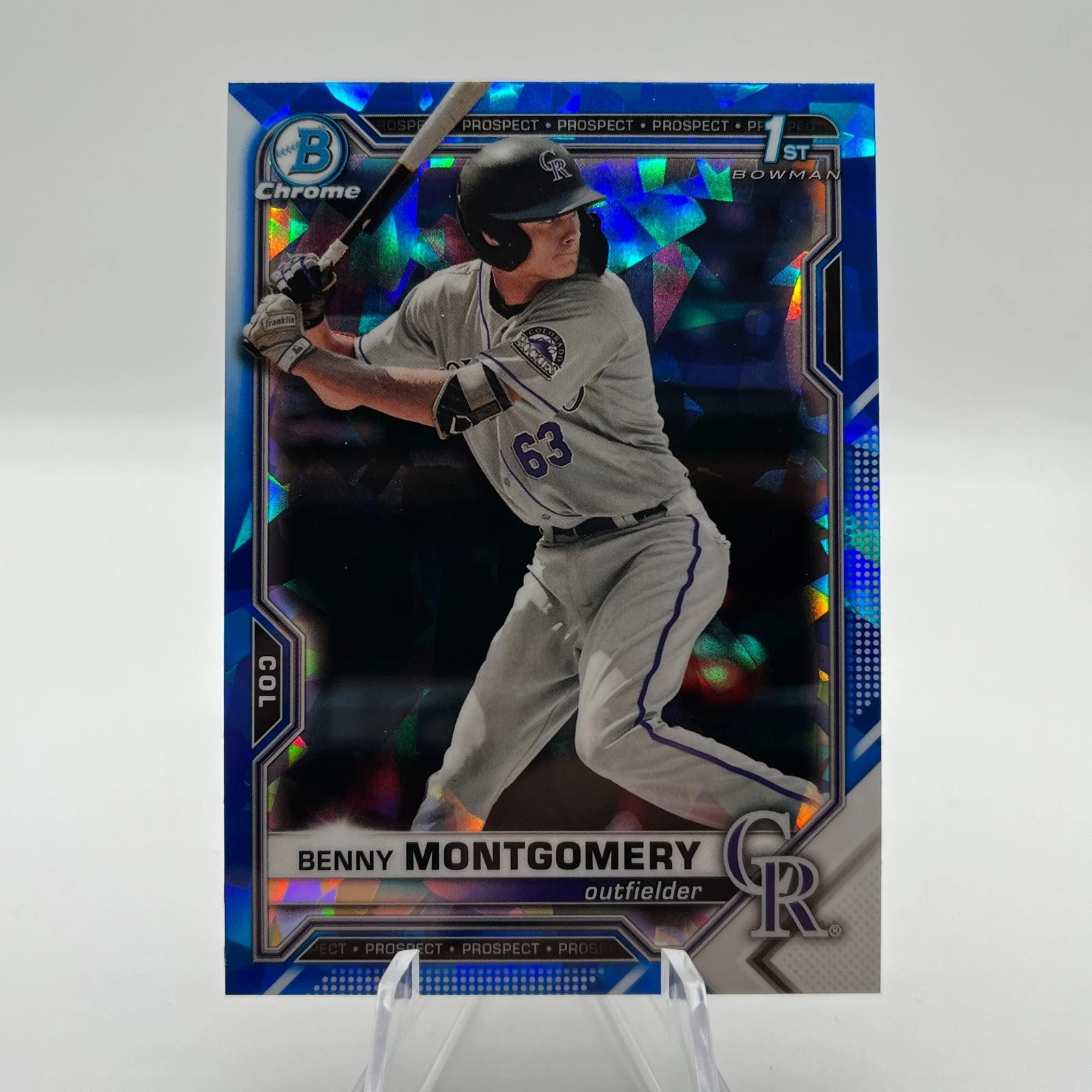 2021 Bowman Chrome Draft Sapphire Edition Benny Montgomery #BDC-84
