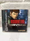 PS1 Resident Evil Survivor Sony PlayStation 2000 Complete CIB w/ Reg Card Capcom