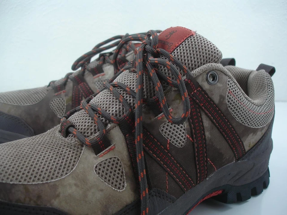 Men's sz 10.5 M Browning Plainsman Mossy Oak Camouflage Hunting Shoes Low Boots - Image 4 of 4