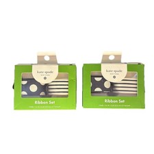 Kate Spade x Target Ribbon Set Polka Dot  Stripe 2 Rolls NEW