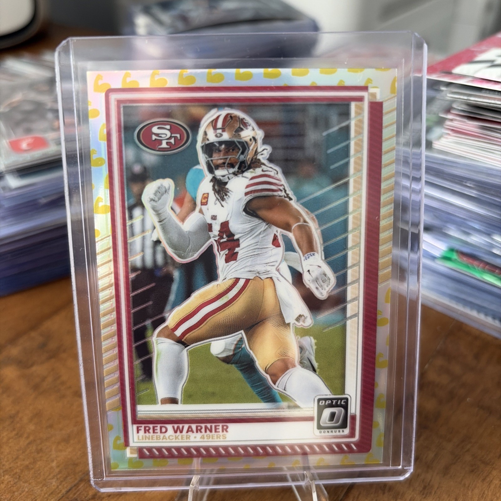 2025 Panini Donruss Optic Fred Warner #99 Flex Emojo /199 💪 