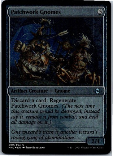 Patchwork Gnomes (Foil Etched) U 299 Foil Modern Horizons 2 NM