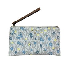 Michael Kors Muñequera Billetera Jet Set Grande Bolso sin asas Vainilla Estampado Floral Lona