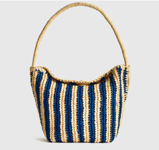 Madewell Signature Raffia Shoulder Purse