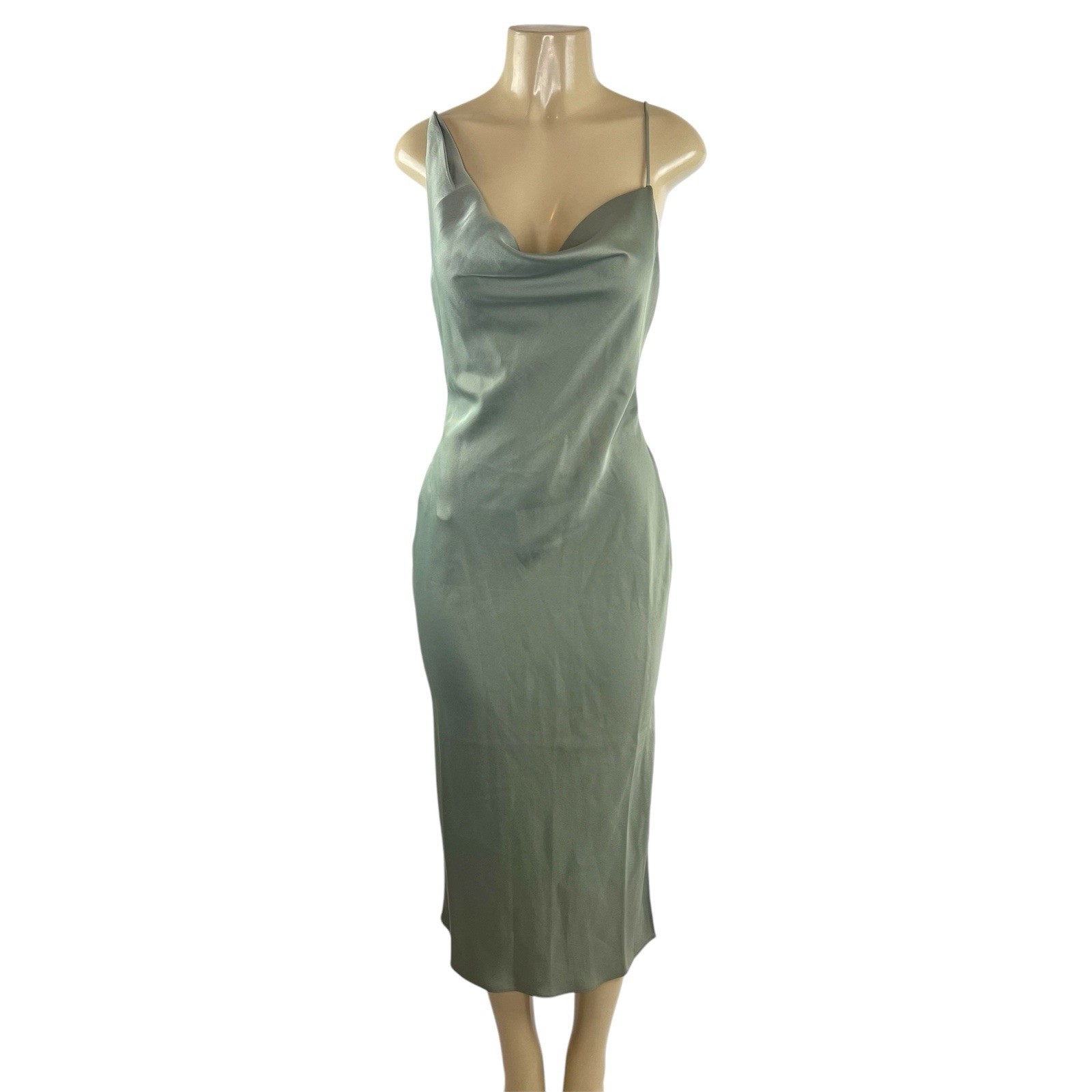 bhldn august satin charmeuse midi dress August Satin Charmeuse Midi Dress