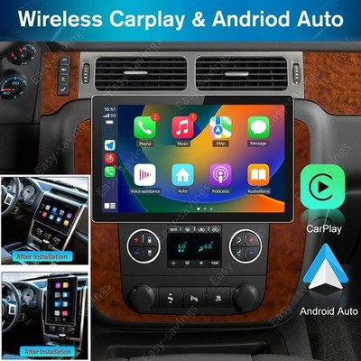 2 Din Android 15.0 Rotatable 10.1'' Carplay Car Stereo Radio Player GPS Navi WIFI