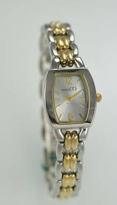 Nine & Co Damen Uhr Edelstahl Gold Silber Stahl Wasserfest Weiß Quarz