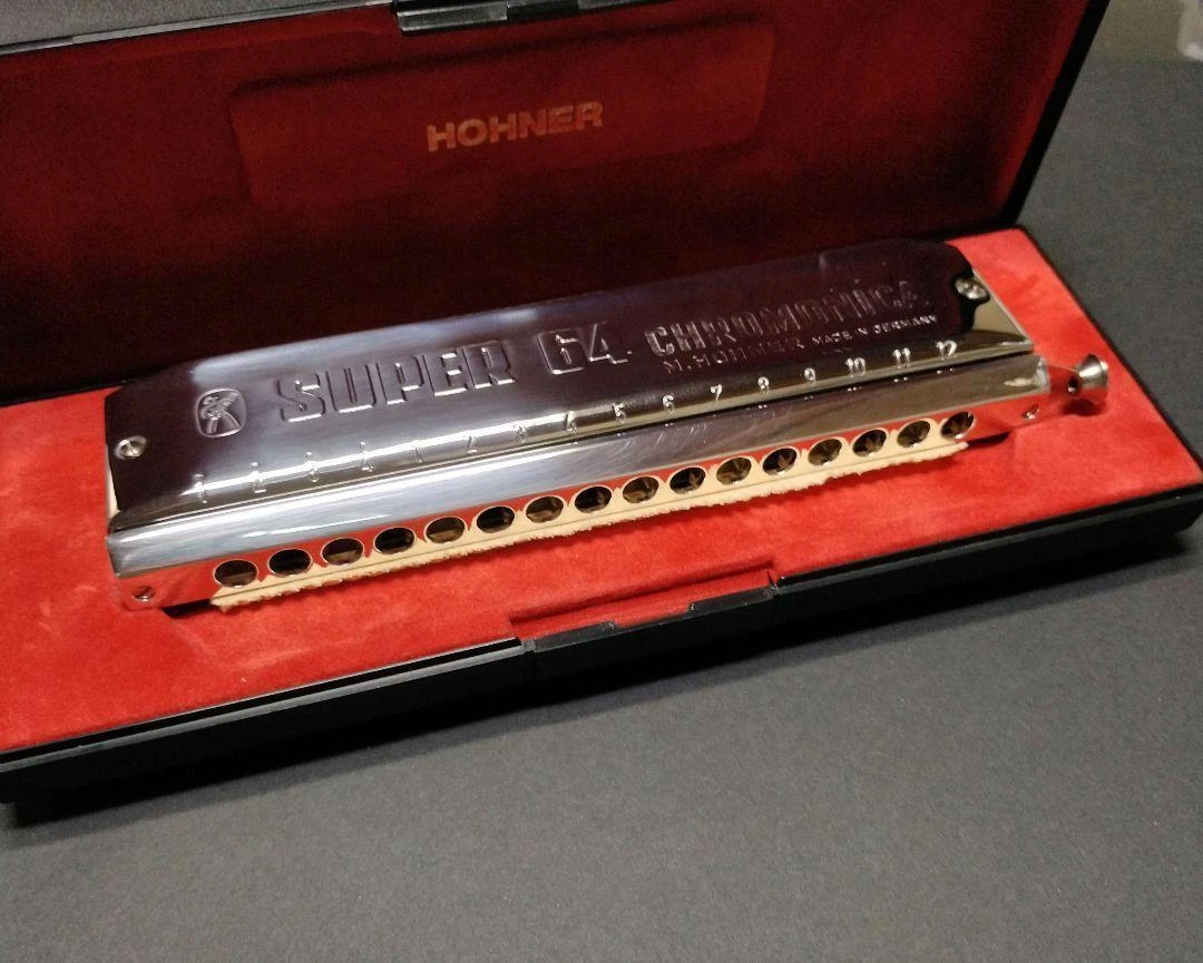 Hohner Harmonica Super 64 Chromonica Chromatic Harmonica 16 hole