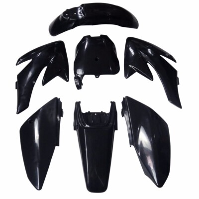 Black Plastics Fender Kit For 150cc 200cc Pit Dirt Bike Honda