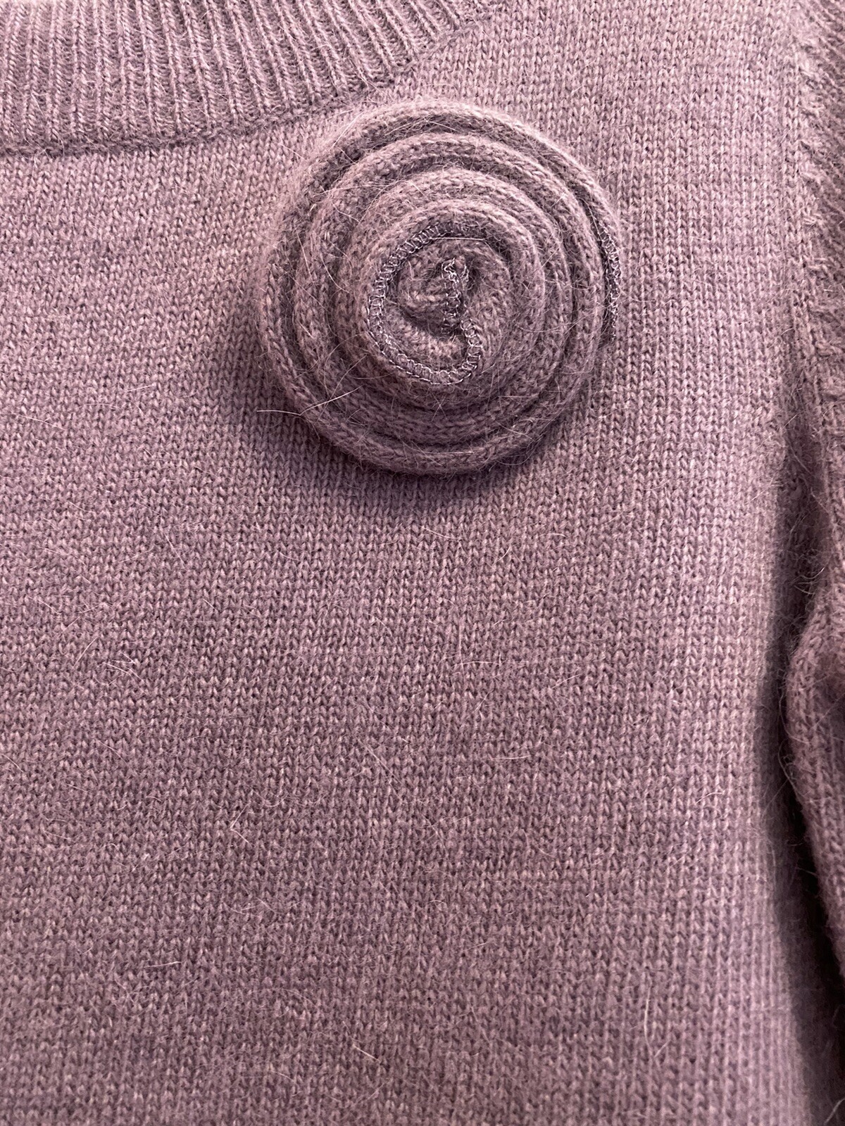 NWT Vintage AXCESS Pullover Angora/Lambs Wool Blend Sweater Women Sz L