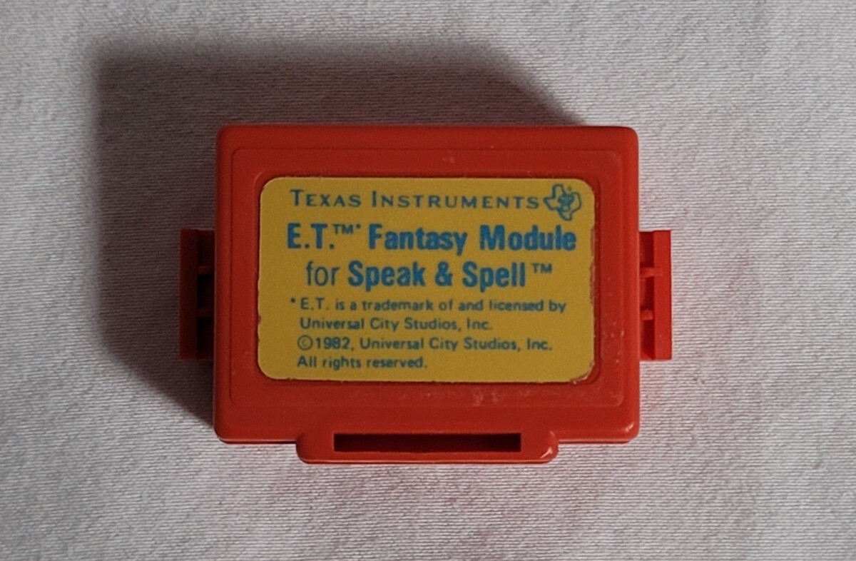Rare Speak & Spell E.T. Set COMPLETE IN BOX 1982 Texas Instruments