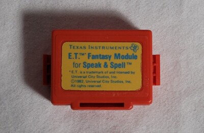 Rare Speak & Spell E.T. Set COMPLETE IN BOX 1982 Texas Instruments