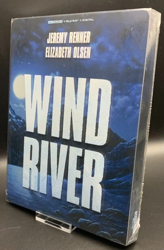 WIND RIVER - WALMART EXCLUSIVE 4K UHD BLURAY LIONSGATE STEELBOOK *NEW & SEALED!*
